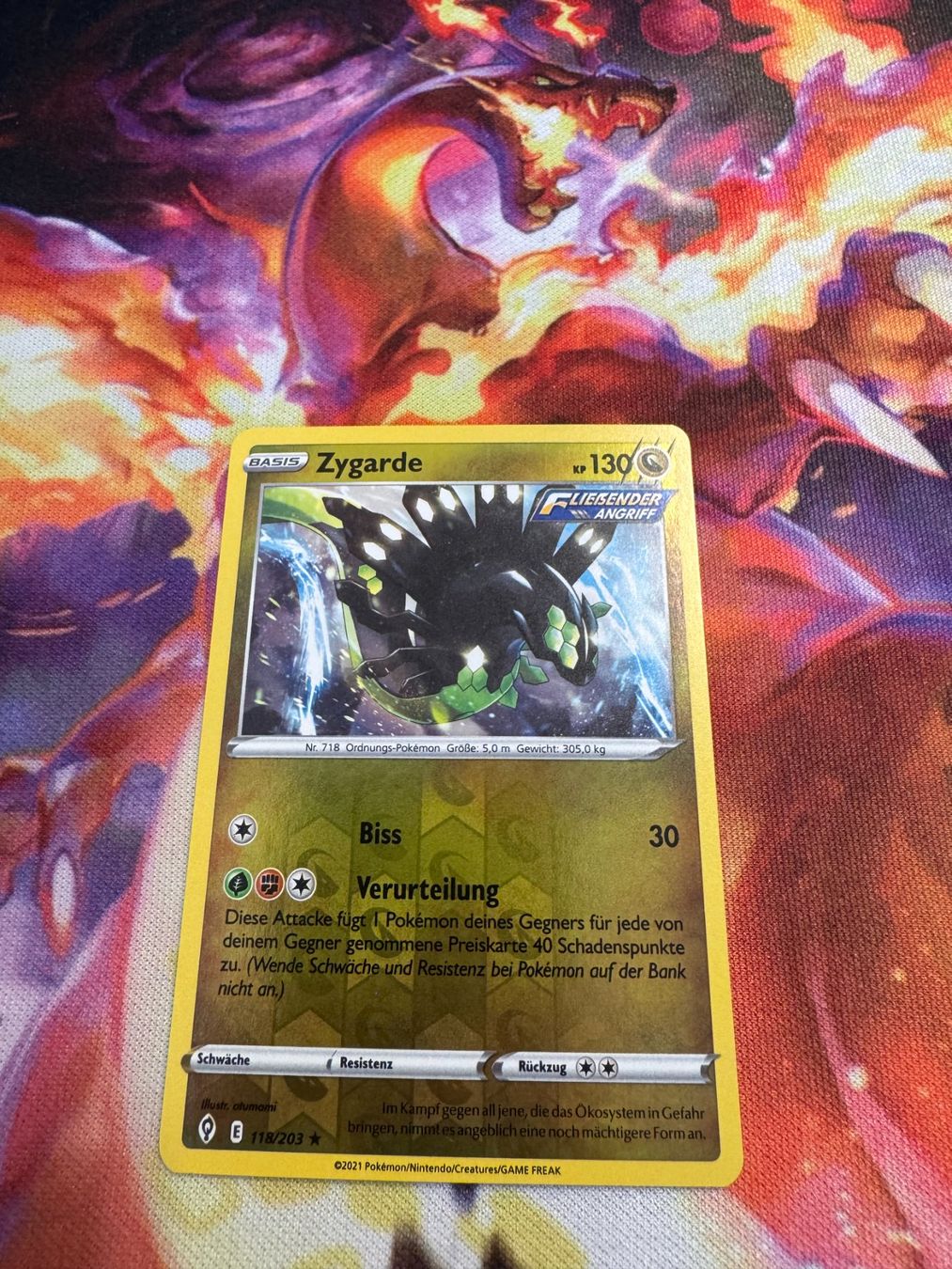 Pokémon Carte collezionabili: Zygarde (EVS 118) / Reverse Holo / Drachenwandel – Nuovo (secondo la descrizione) da Bülach venduto da CherryBlu