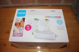 MAM 2-in-1 Doppelmilchpumpe Elektrisch & Manuell