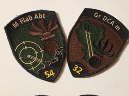 M Flab Duo Badge neu Original Klett