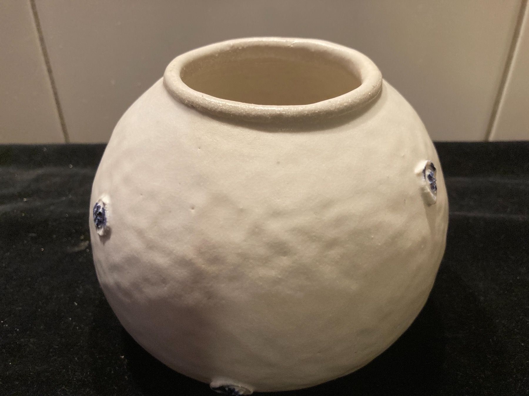 Vasi & Recipienti: Keramik - Vase mit blauen Blümchen – Usato da Zürich venduto da Chaeffeler 1