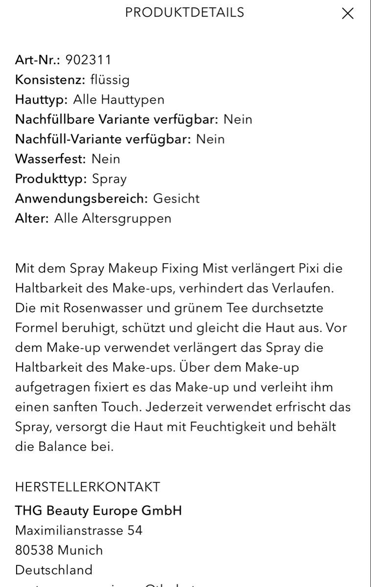 Maquillage: Pixi Makeup Fixing Mist 30ml. neu – Neuf avec emballage d'origine à Zürich par deruja 5