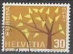 CH 1962 Nr. 389 EUROPA  stilisierter Baum ( (17