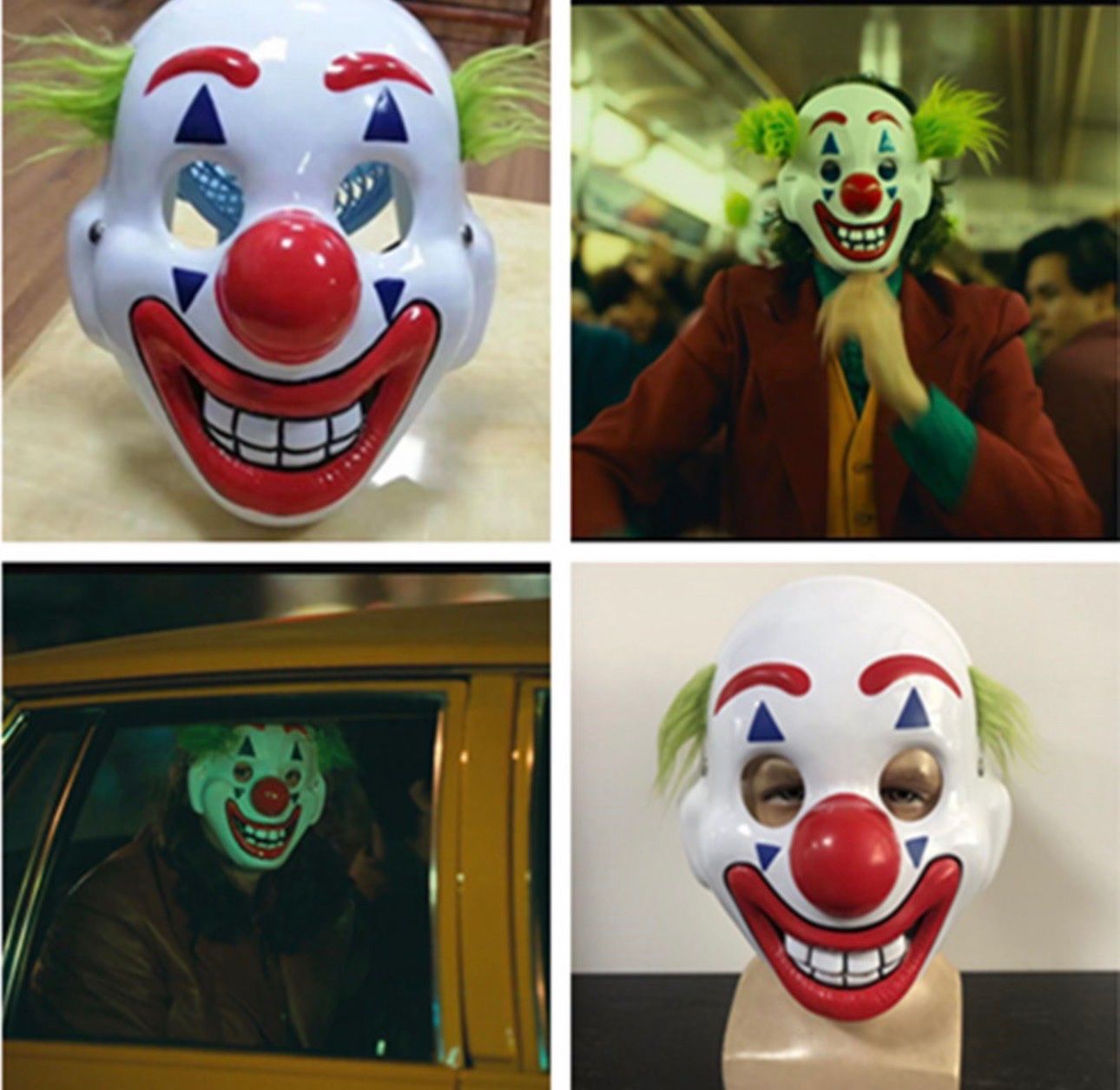 Maschere: Masque de clown style Joker – Nuovo e nell'imballaggio originale da Les Avanchets venduto da Oro_Rog 1