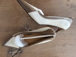 RolisaStyle Salin High Heels Leder EU 37 Nude Neu