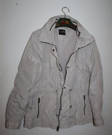 Damen Übergangsjacke helles beige, Gr. 40