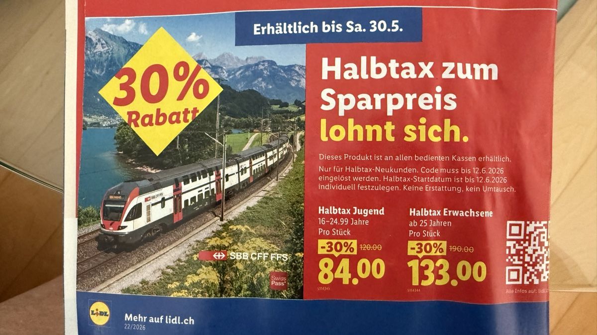 SBB/CFF/FFS Buoni: HALBTAX-GUTSCHEIN – Nuovo e nell'imballaggio originale da Winterthur venduto da Gefion