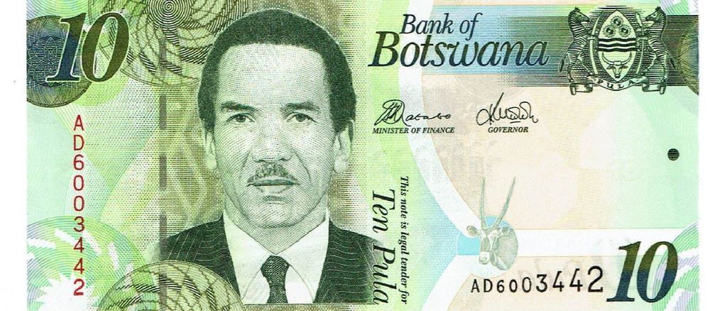 Botswana 10 Pula 2014 P30d UNZ Serie AC Kaufen auf Ricardo