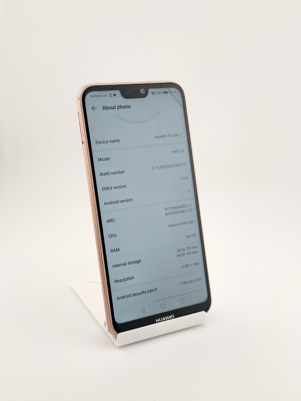 Huawei Telefoni cellulari / Smartphones: Huawei P20 Lite - Rose Gold – Usato da Uster venduto da TOPPRICEE 1