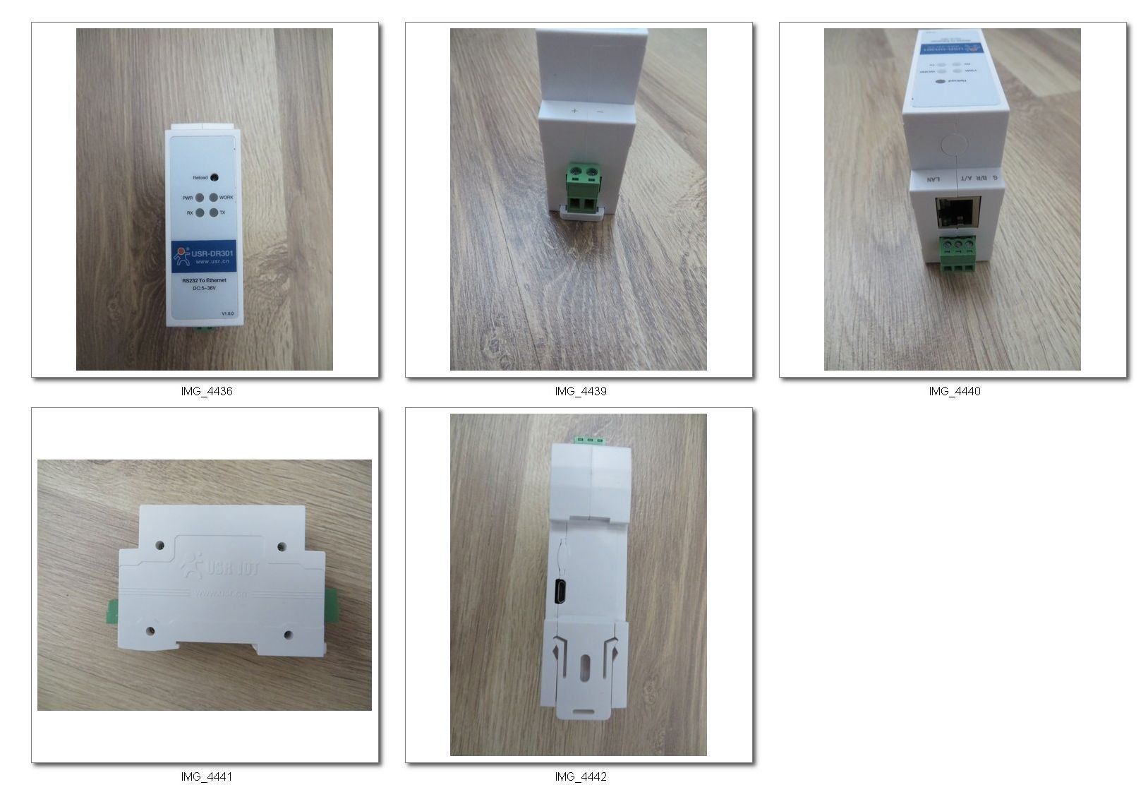 Convertitori: DIN-Rail USR-DR301 : RS232 zu Ethernet Konverter/Converter – Nuovo (secondo la descrizione) da Dotzigen venduto da Jfw0 1