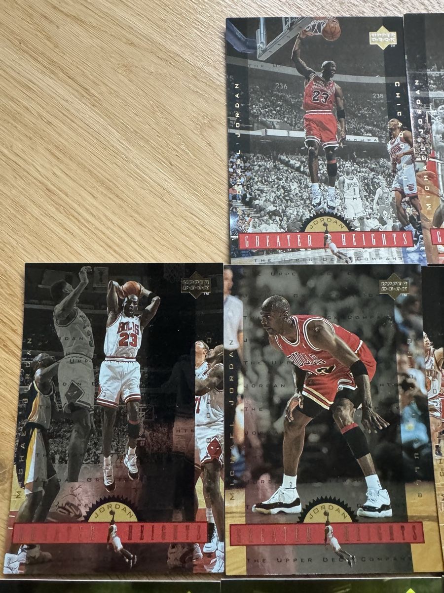 Jordan Sammelbilder & Trading cards: Michael Jordan Upper Deck Greater Heights Card Set – Gebraucht aus Founex von egz_58qz 1