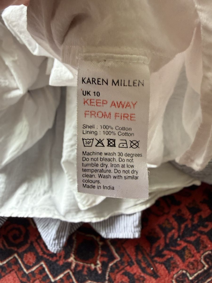 Karen Millen Robes: Karen Millen Maxikleid Baumwolle Perlen Gr. 38 – D'occasion à Genève par mimi479247 6