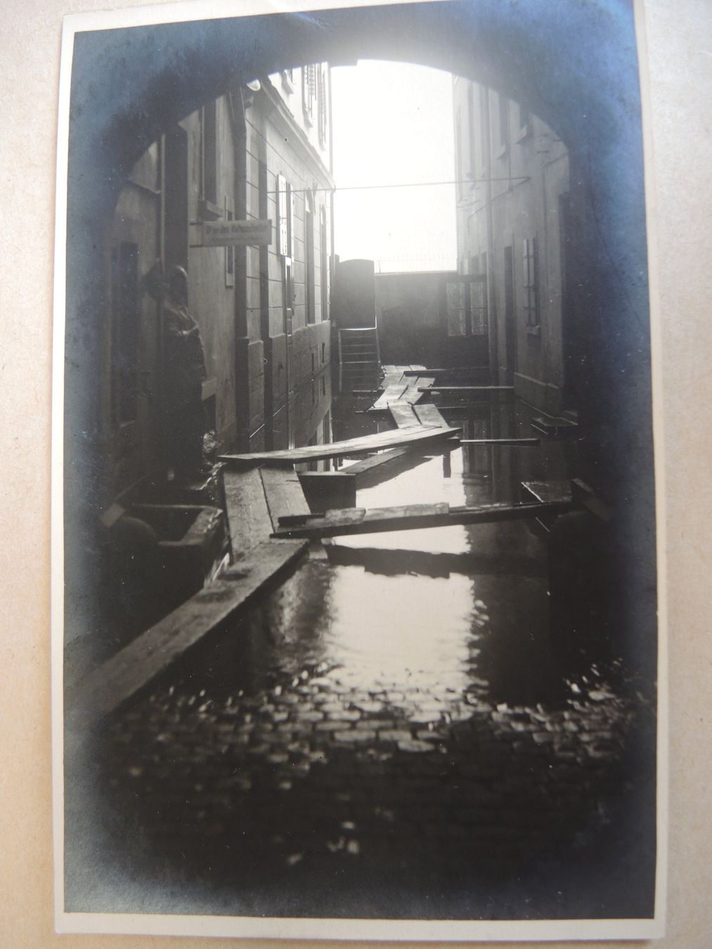 Cartoline postali: Rorschach Hochwasser Ansichtskarte Postkarte – Usato da Rorschach venduto da maeck8