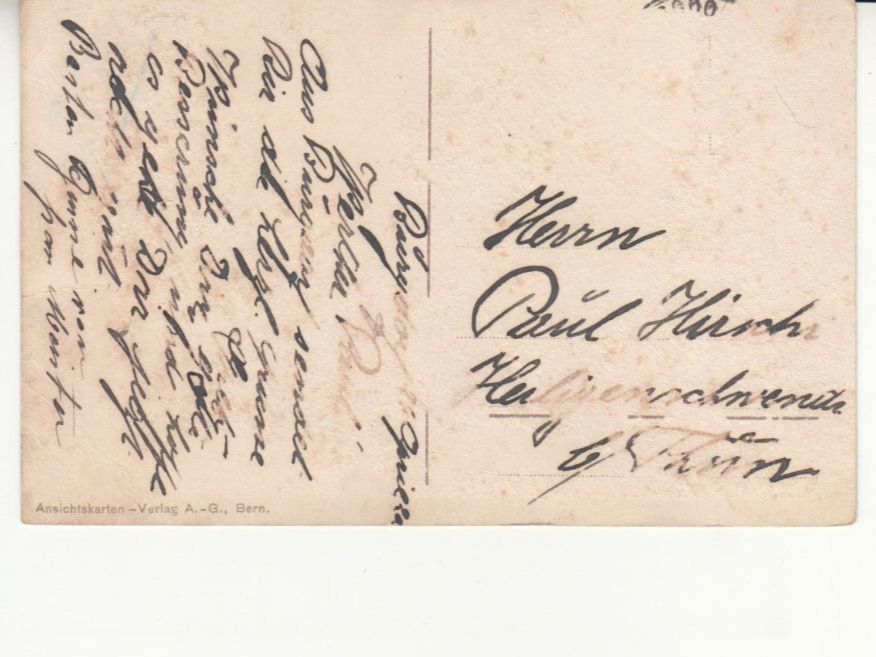 Cartoline postali: Burgdorf ca. 1915 – Usato da Bürglen TG venduto da StampGraf 1