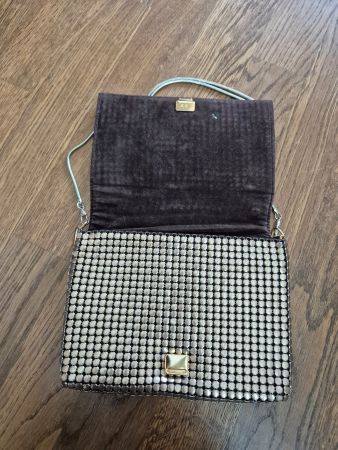 Vintage bronze crossbody bag