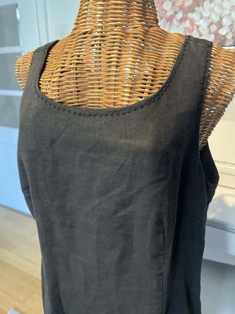 Vestiti: Leinen Kleid, schwarz, Vetono, 40 – Usato da Solothurn venduto da Bobesch08 1