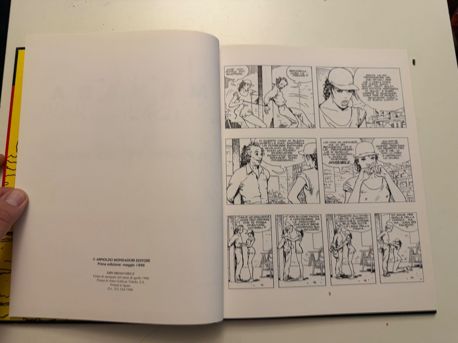 Fumetti: MANARA NO.2 - IL PROFUMO DELL‘INVISIBLE – Usato da Münsingen venduto da Ganjam 3
