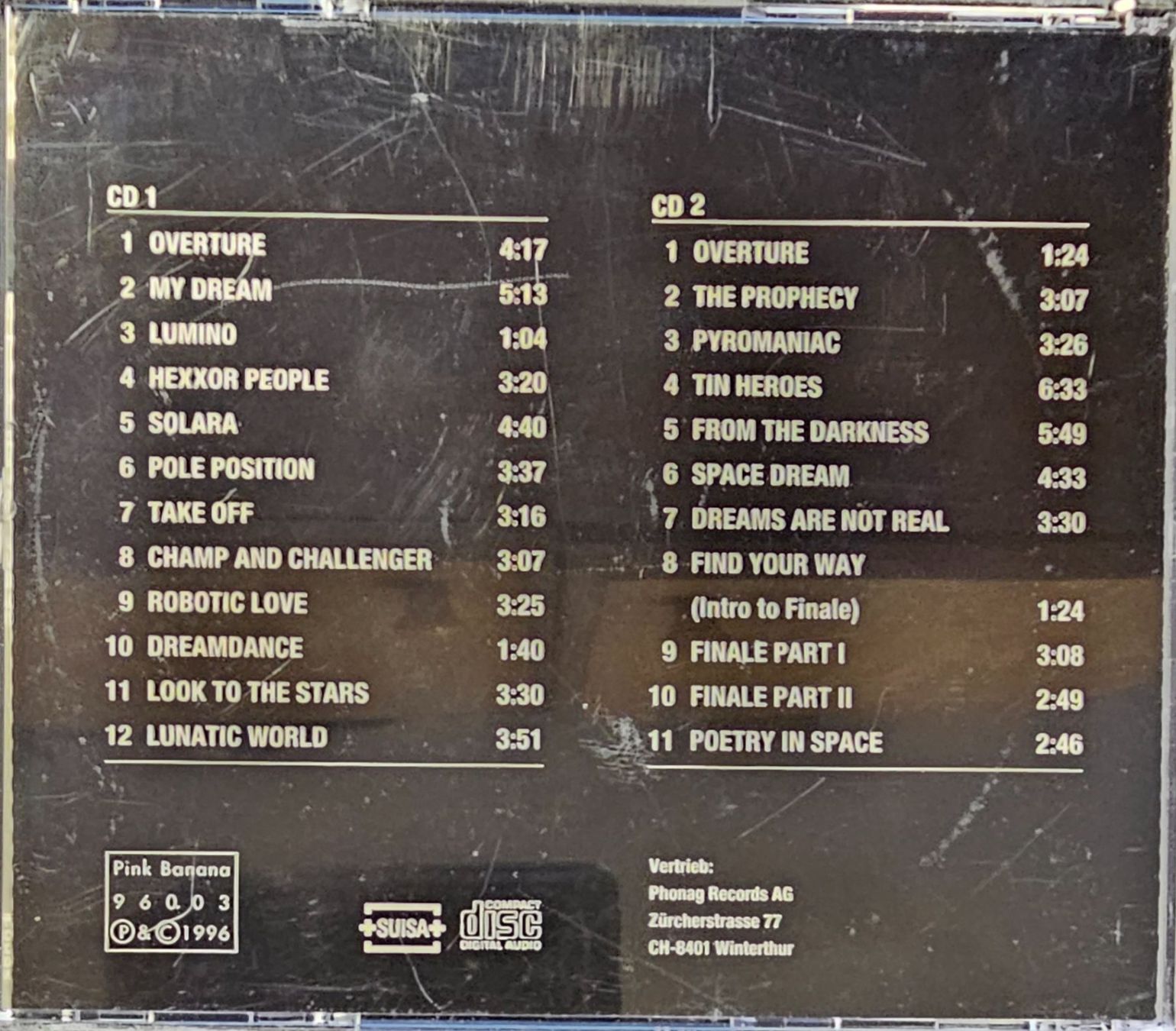 CDs: Harry Schärer – Space Dream – Gebraucht aus Wahlen b. Laufen von Cg10 1