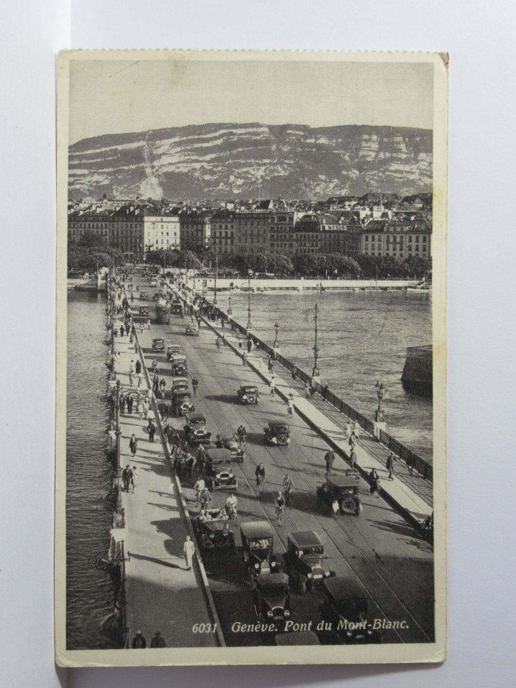 Cartoline postali: Genève , Pont du Mont - Blanc , Oldtimer – Nuovo (secondo la descrizione) da Grenchen venduto da Bluemchen1900