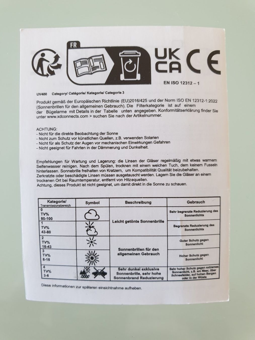 Occhiali & Lenti: Sonnenbrille "Wenger" UV 400 fabrikneu – Nuovo e nell'imballaggio originale da Obfelden venduto da Masme 5