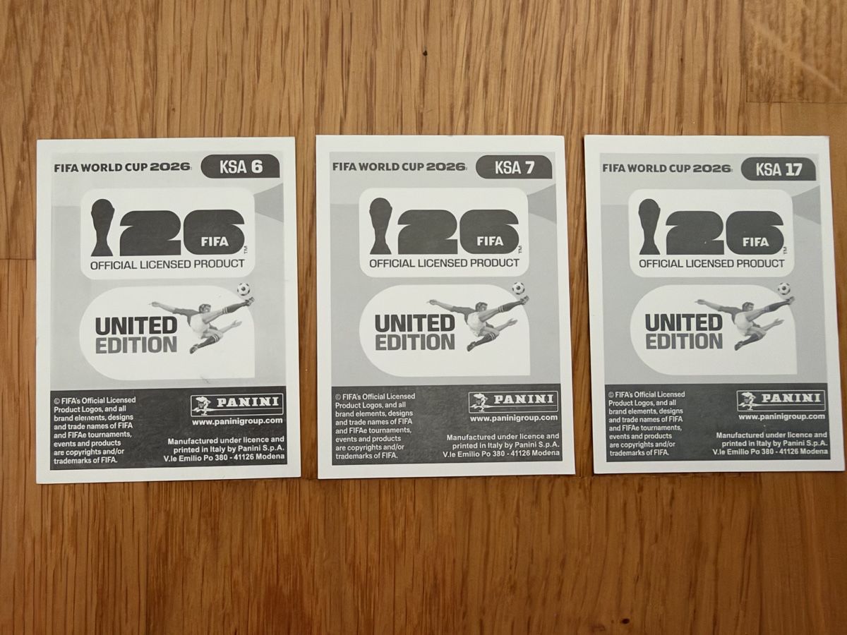 Panini Cartes à collectionner: Panini Sticker KSA – D'occasion à Thun par ina_8hwc 1