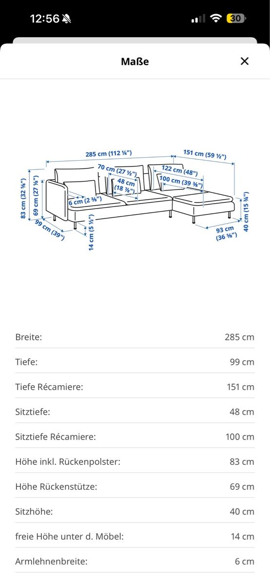 Ikea Sofas: Ecksofa hellgrau Stoff guter Zustand leichte Flecken – D'occasion à Oberglatt ZH par ann_cv6t 4