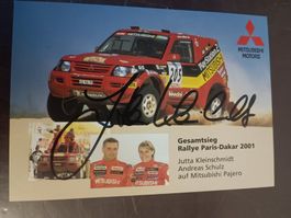 Jutta Kleinschmidt - handsigniert - Motorsport