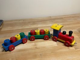 Spielzeug Holz Eisenbahn