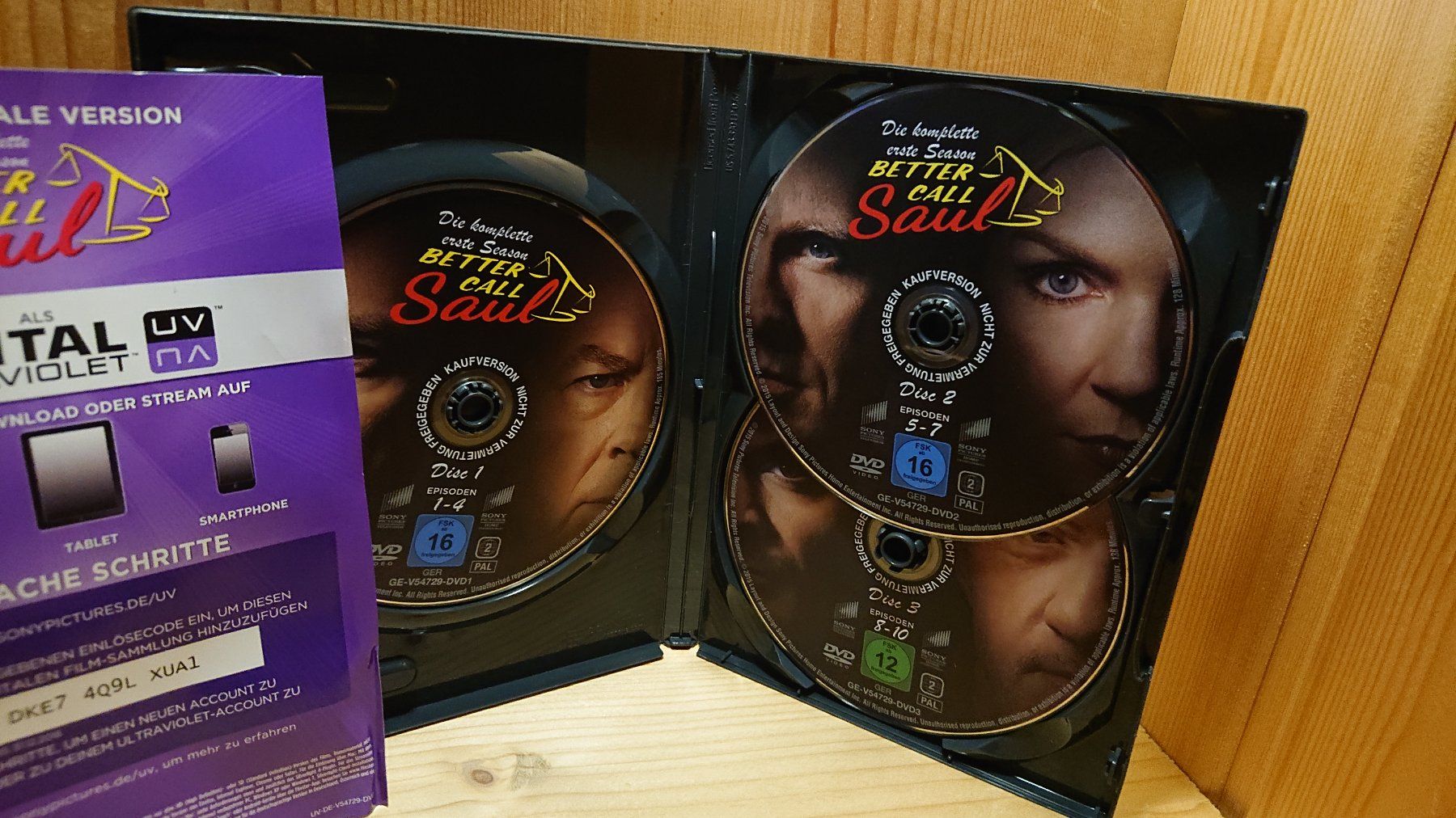 Alle DVDs: BETTER CALL SAUL Staffel 1 auf DVD – Gebraucht aus Wilderswil von Exebub 3
