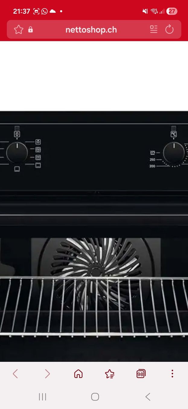 Electrolux Backöfen: Four Electrolux EB7L2SW – Gebraucht aus Vallorbe von chr_29rn 2