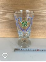 Glass vintage with pretty enamel work