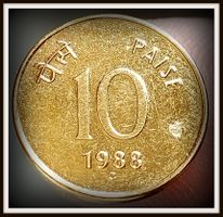 INDIEN 10 PAISA 1988