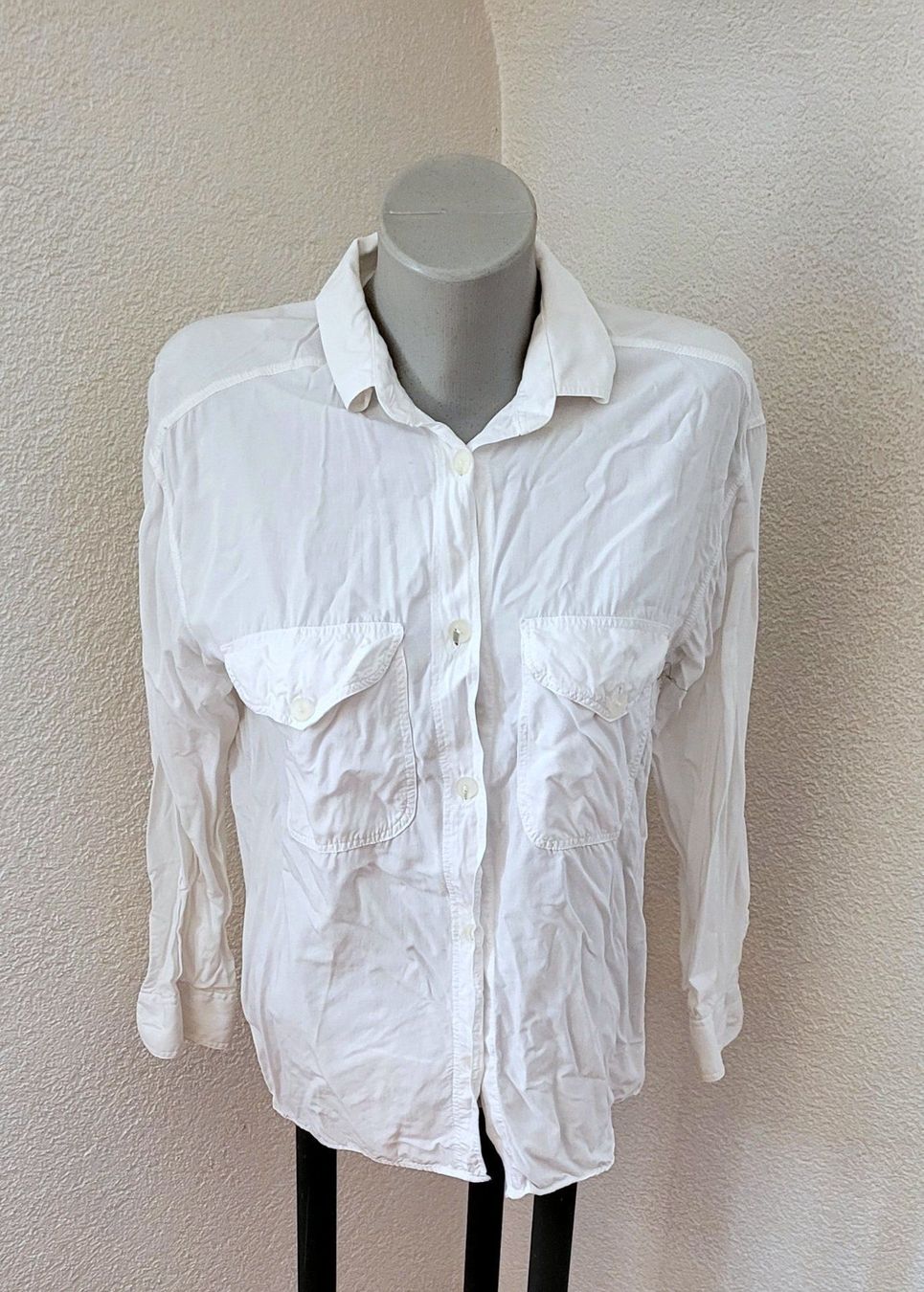 Benetton Camicette: weisse Bluse von Benetton ca. Gr. 36/38 – Usato da Füllinsdorf venduto da Sunnebliemli7