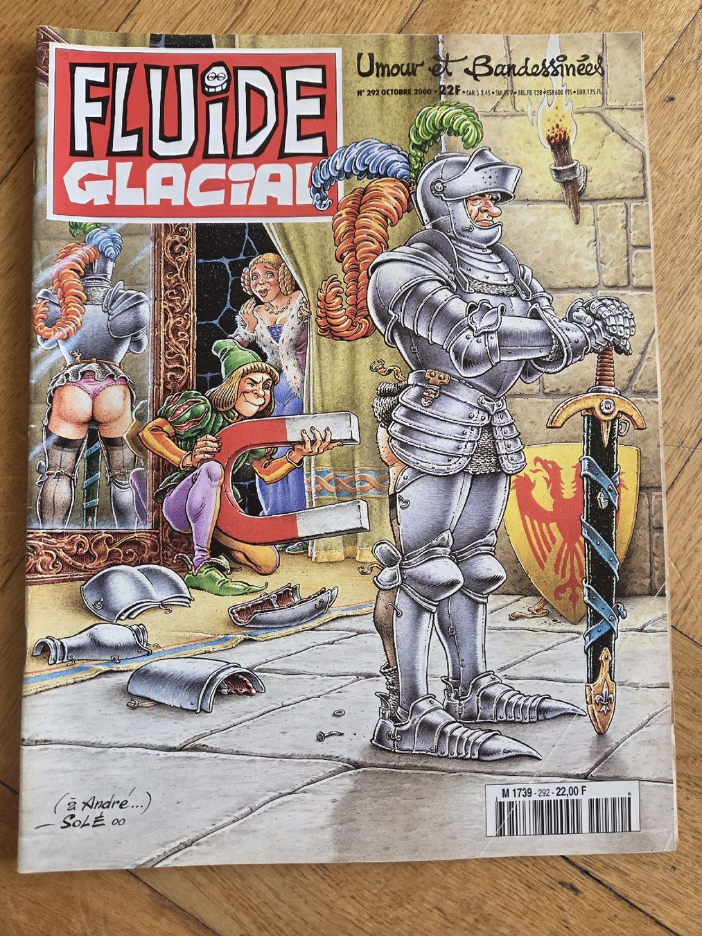 Fumetti: Fluide Glacial N°292 - Octobre 2000  – Usato da Territet venduto da Cenh