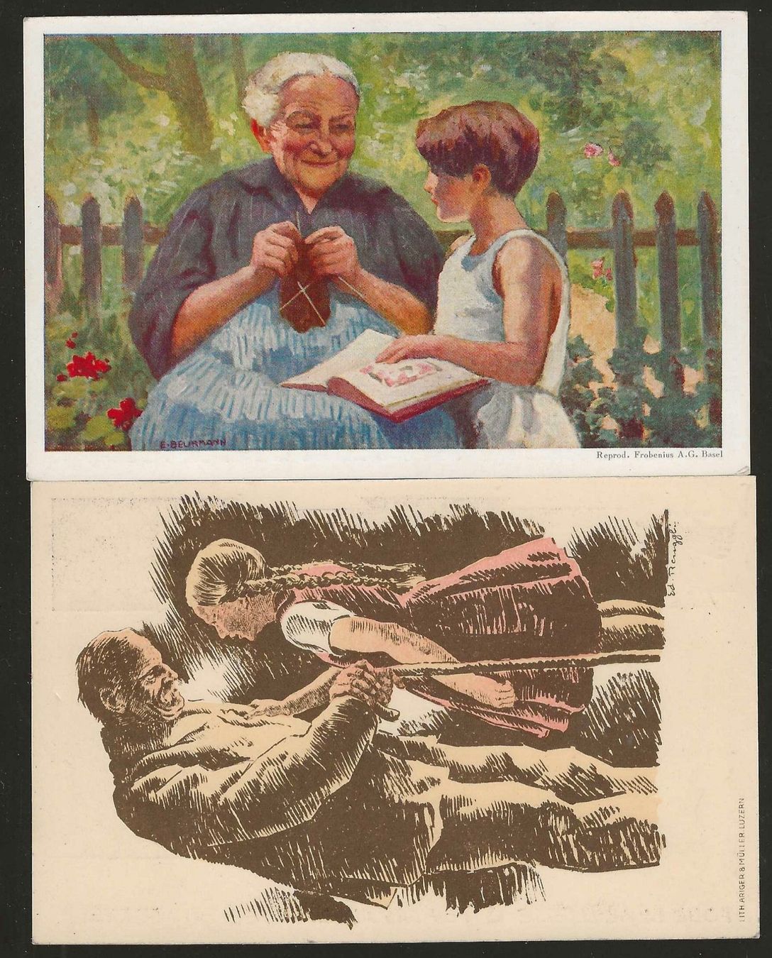 Tous les timbres: 1928 : 2 ungebrauchte Bundesfeierkarten - mit Flugpost – D'occasion à Gümligen par Geniusbuy 1