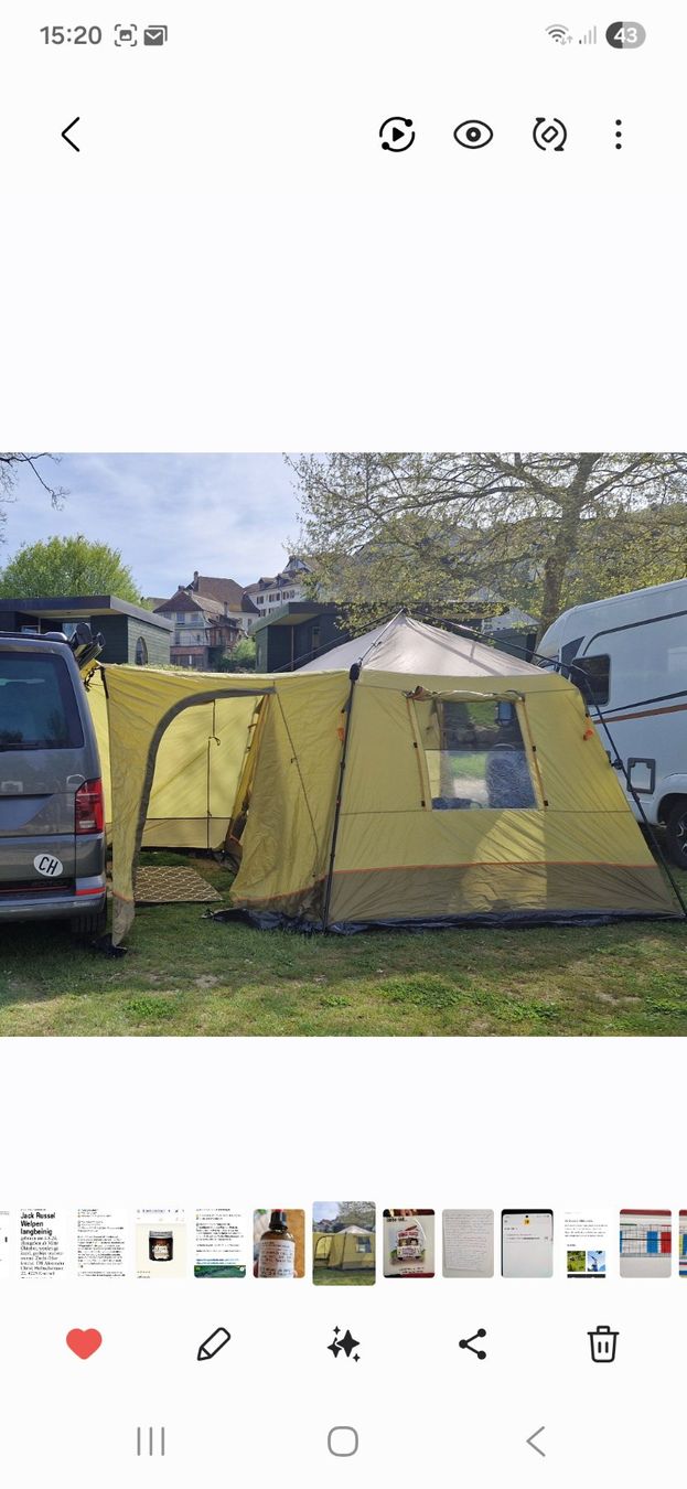 Verande & Tende da sole: Vorzelt für VW Bus – Usato da Gansingen venduto da Gangi6