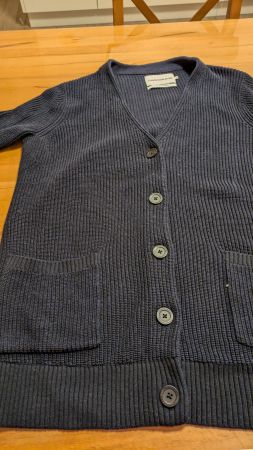 Calvin Klein Strickjacke - Cardigan - Premium Wool - Gr. S
