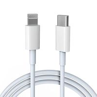Apple Lade- und Datenkabel USB-C/Lightning, 2M, Weiss (NEU)