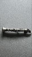 Vintage Silver Clarinet Charm Pendant Necklace 🎶🎼🎵