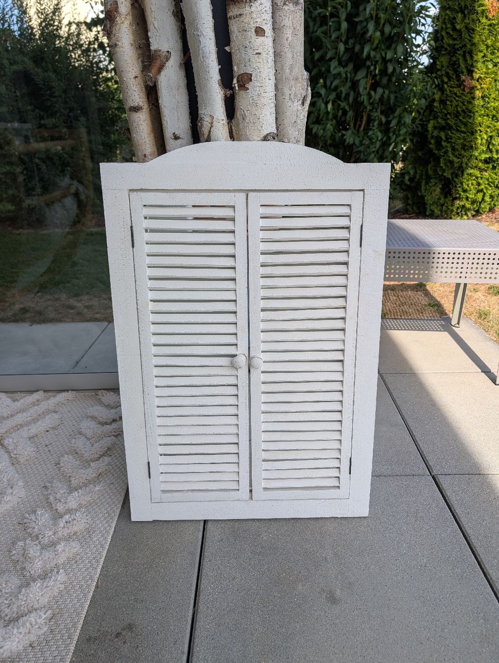 Maisons du monde Specchi: toller shabby chic Spiegel weiss – Usato da Berg TG venduto da KatRo