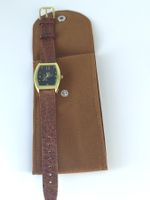 Edle Vintage Uhr Löwe Leo – Neue Batterie & FORTIS Lederband