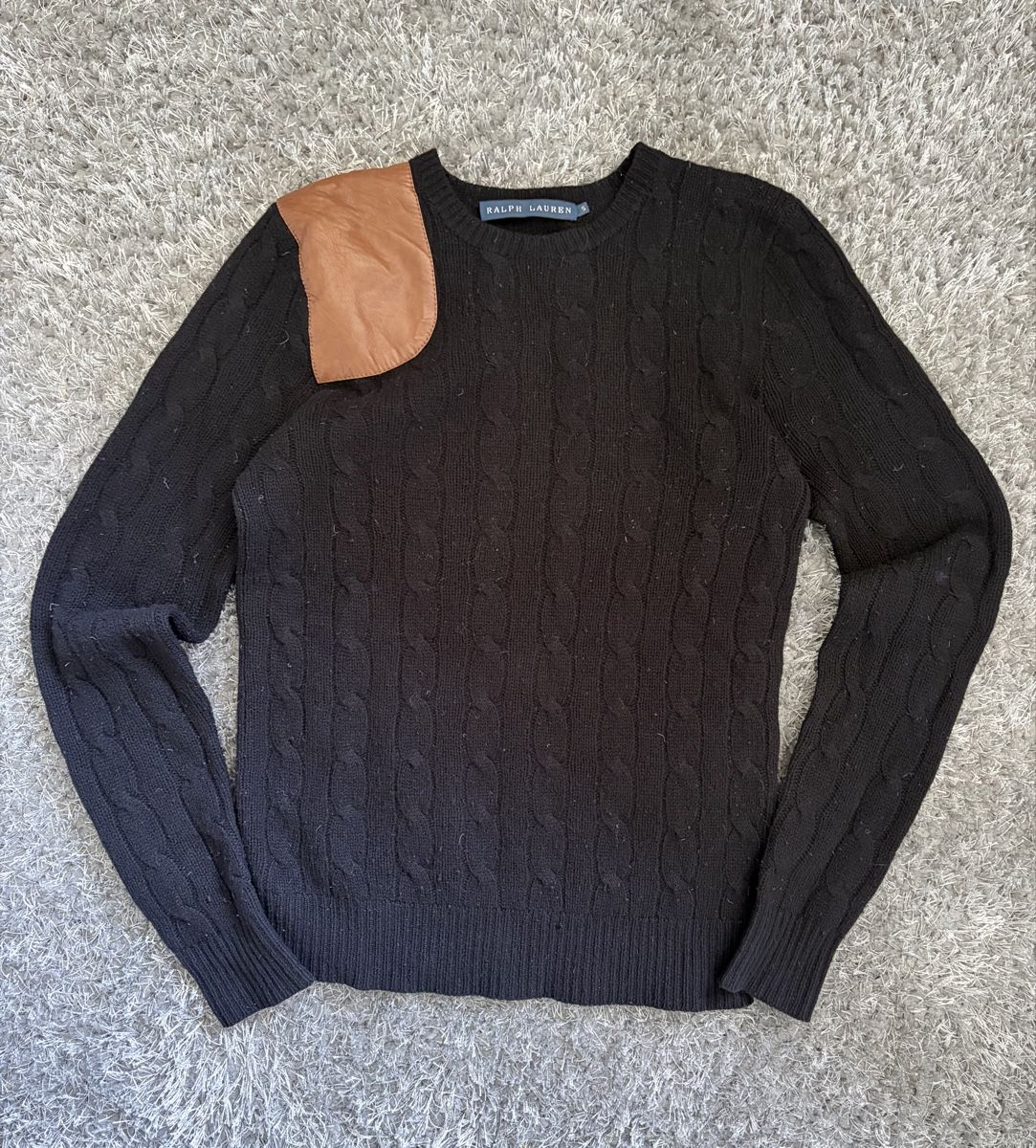 Ralph Lauren Maglioni & Felpe: Ralph Lauren Black Wool/Cashmere Sweater – Usato da Brislach venduto da edu_t6pq