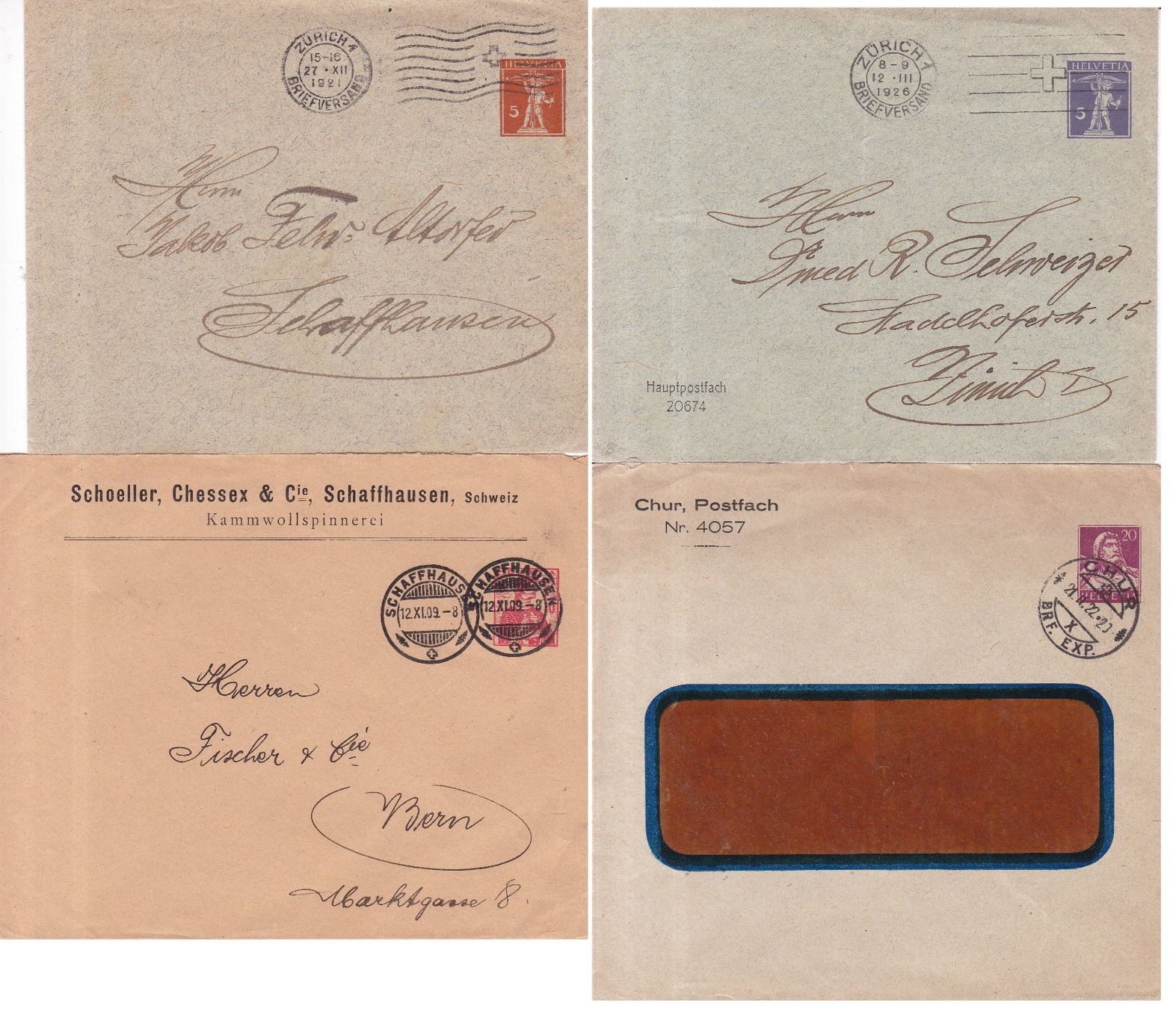 Tous les timbres: 50 Stk. Alte CH Briefe, Postkarten, Belege – D'occasion à Münchwilen AG par Nesar 6