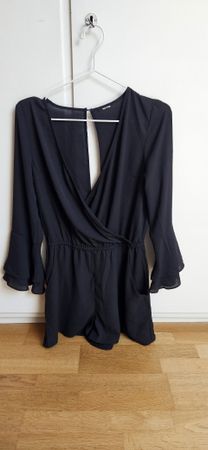Jumpsuit Damen Schwarz Grösse S H&M