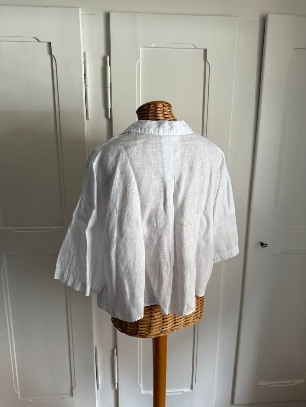 H&M Camicette: Leinenbluse weiss oversized S – Usato da Zürich venduto da Diazaio 2