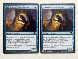 2x Erleuchteter Wahnsinniger Magic Karte - Top Zustand!