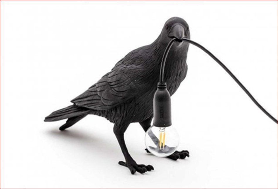 Lampade: Designer- Leuchte,  Krähe schwarz – Nuovo e nell'imballaggio originale da Burgdorf venduto da XJ6 2