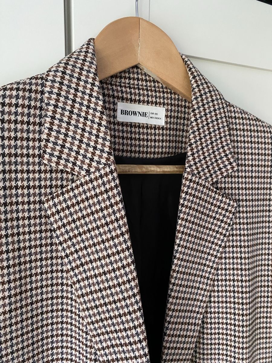 Giacche: Blazer élégant Pied-de-poule Marron Chic – Nuovo (secondo la descrizione) da Villars-sur-Glâne venduto da mel_6q5w 3