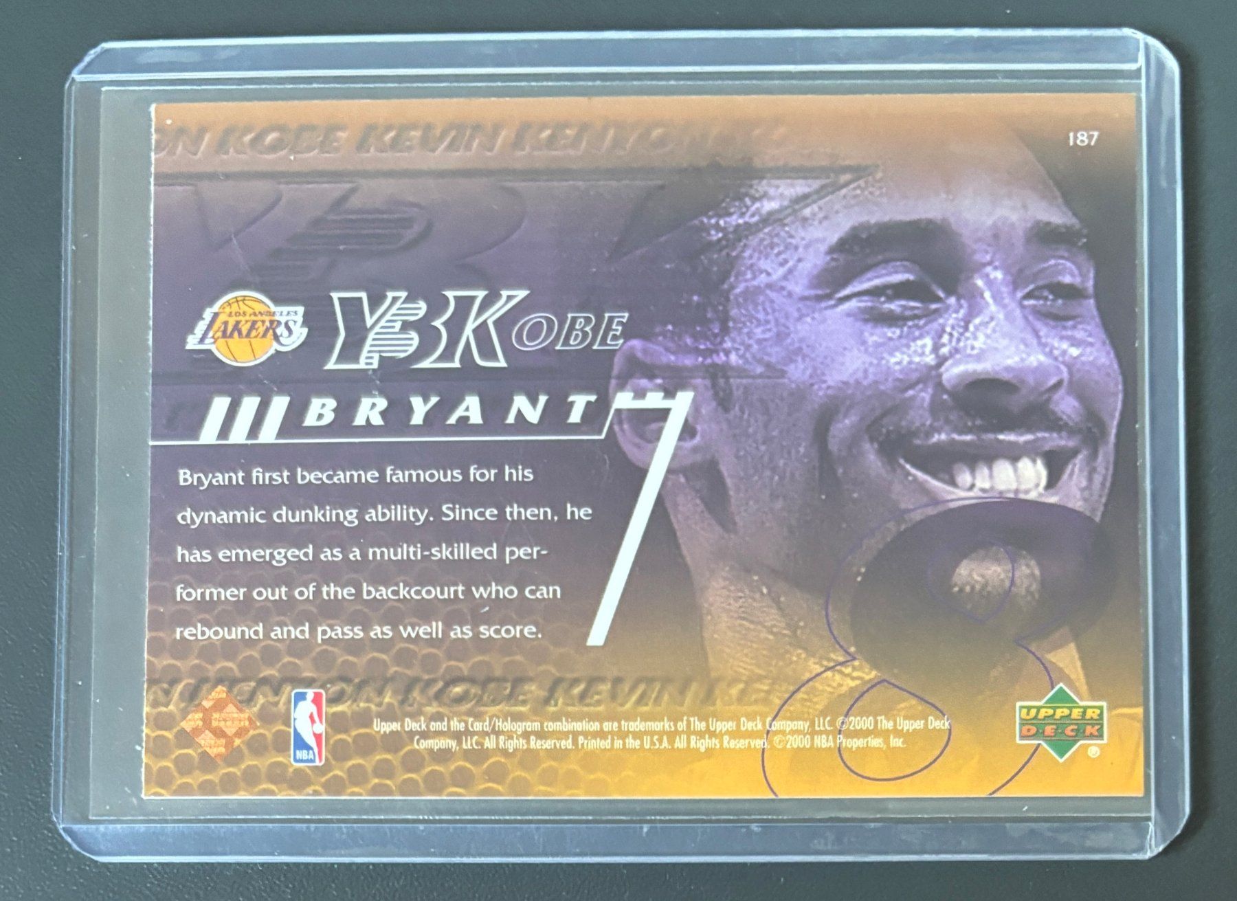Nba Carte collezionabili: NBA Kobe Bryant 2000 Upper Deck Y3K Card – Usato da Muri b. Bern venduto da winningloser 1