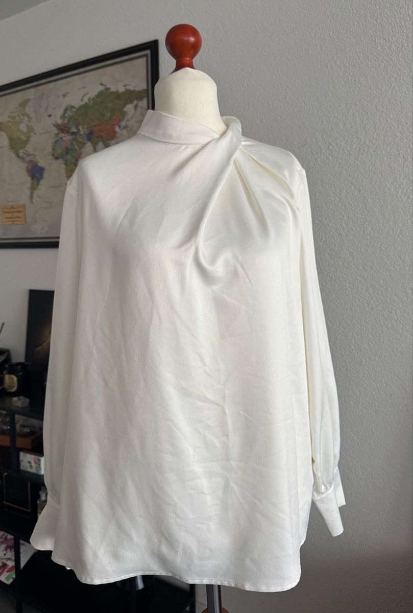 Anna Field Camicette: ANNA FIELD Bluse weiss Grösse XL – Usato da Baden venduto da Linda46