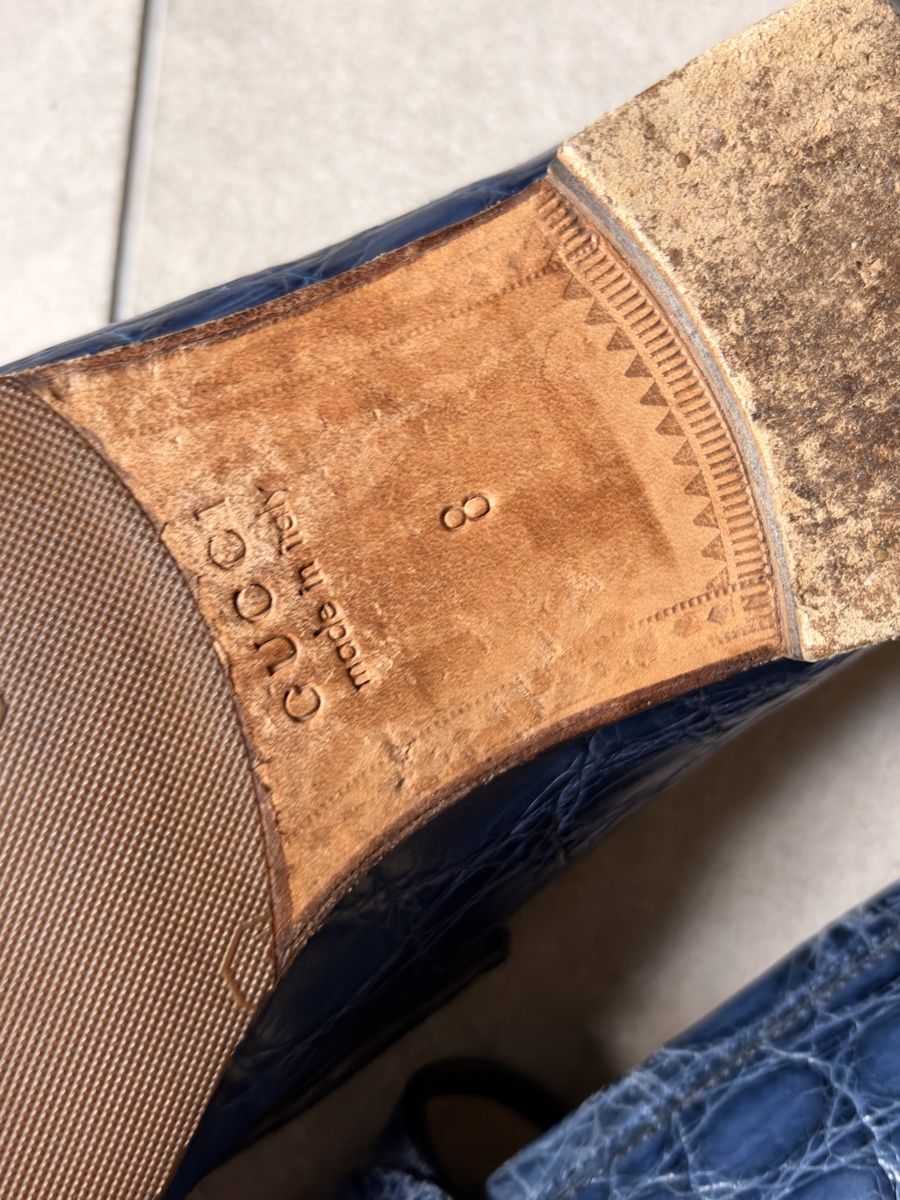 Gucci Herrenschuhe: Gucci Loafers Crocodile Leather Size 8 – Gebraucht aus Zürich von atticsale 4